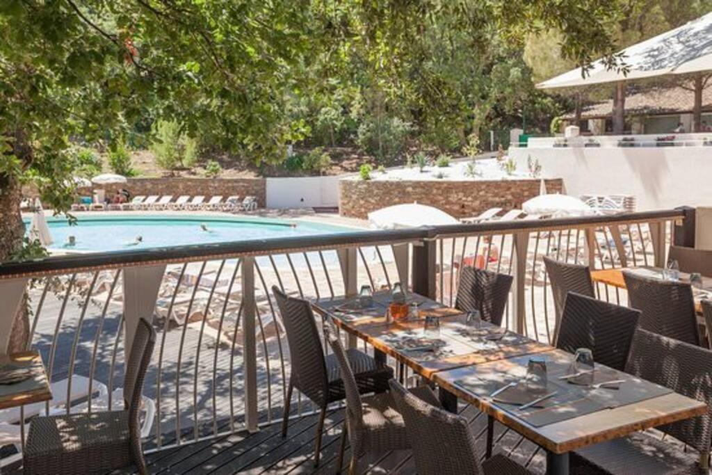Les Restanques Maison 14 Chenes Grimaud Esterno foto